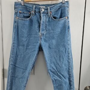 Levi's Wedgie Filiforme Jeans Size 30. Button Fly